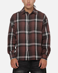 Saint Morta Medici Plaid Long Sleeve Shirt Port