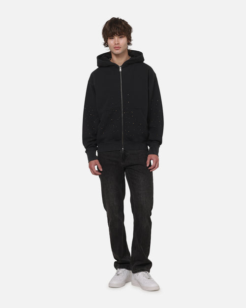 Saint Morta Medici Zip Hoodie Washed Black