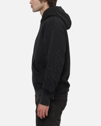 Saint Morta Medici Zip Hoodie Washed Black