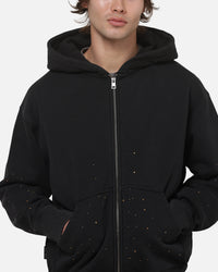 Saint Morta Medici Zip Hoodie Washed Black