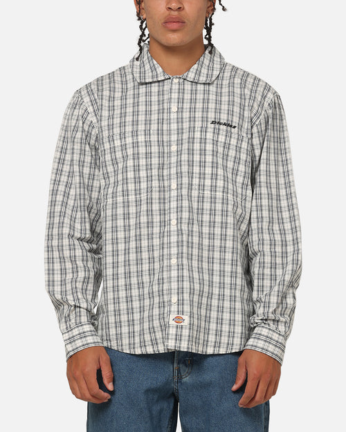 Dickies Poplin Wellsville Long Sleeve Shirt Egret