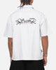 Saint Morta Sovereign Pinstripe Short Sleeve Shirt White/Black