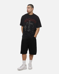 Saint Morta Graves Boxy T-Shirt Washed Black