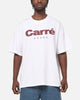 Carre Applique T-Shirt Solid White