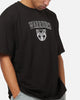 Bleacher Athletic New Zealand Warriors NRL Embroidered Logo T-Shirt Black