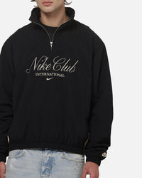 Nike Club 1/2 Zip Jacket Black