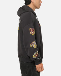 Mitchell & Ness Queensland Maroon 8 Straight Box Hoodie Washed Black