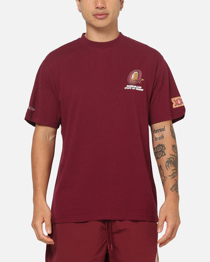 Mitchell & Ness Queensland Maroons Vintage T-Shirt Maroon