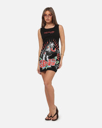 Ed Hardy Women's Panther Mini Dress Black