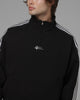 Loiter Hybrid Track Quarter Zip Black