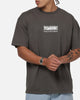 Carre Box Check T-Shirt Charcoal