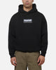 Carre Box Check Hoodie Solid Black