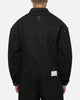 Saint Morta Crucible Trucker Denim Jacket Black Wax Indigo