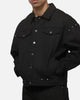 Saint Morta Crucible Trucker Denim Jacket Black Wax Indigo