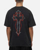 Saint Morta Bastile Boxy T-Shirt Washed Black