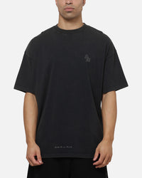 Saint Morta Bastile Boxy T-Shirt Washed Black