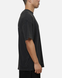 Saint Morta Bastile Boxy T-Shirt Washed Black