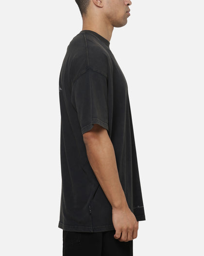 Saint Morta Bastile Boxy T-Shirt Washed Black