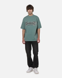 Saint Morta Medievil Boxy T-Shirt Washed Green