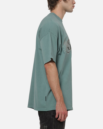 Saint Morta Medievil Boxy T-Shirt Washed Green