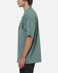 Saint Morta Medievil Boxy T-Shirt Washed Green