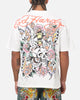 Ed Hardy Floral Skull T-Shirt Off White