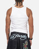 Ed Hardy Ribbed Tank White