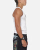 Ed Hardy Ribbed Tank White