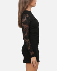 Ed Hardy Women's Veil Mini Dress Black