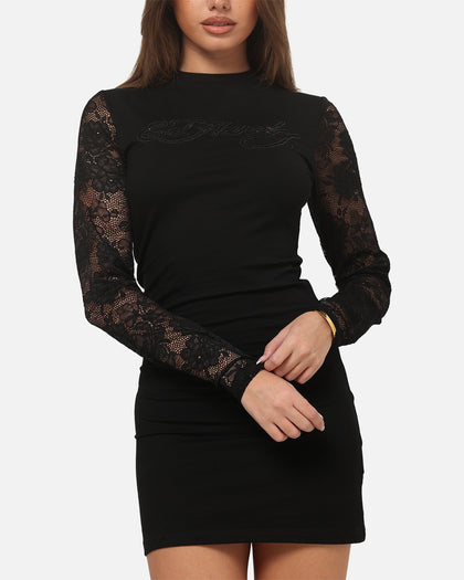 Ed Hardy Women's Veil Mini Dress Black