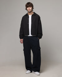 American Thrift Coaches Jacket Washed Black
