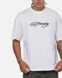 Ed Hardy Crane T-Shirt White