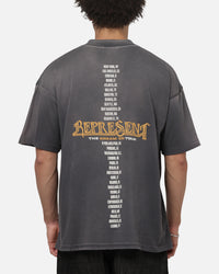 Represent Golden Tour T-Shirt Sunfaded Grey