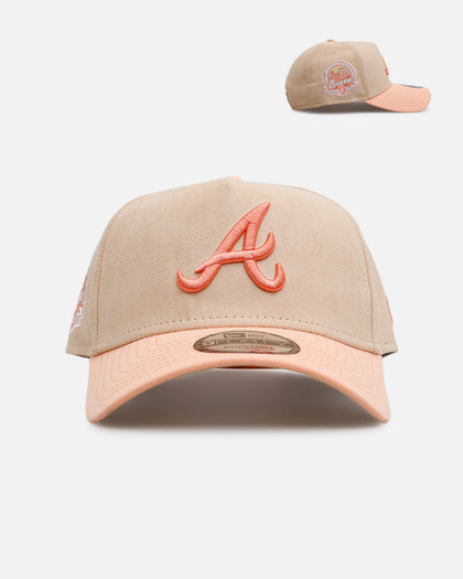 New Era Atlanta Braves 'Peach Suede' 9FORTY A-Frame Snapback Peach