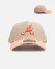 New Era Atlanta Braves 'Peach Suede' 9FORTY A-Frame Snapback Peach
