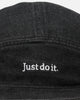 Nike Fly Unstructured Denim Strapback Cap Black/Black/White