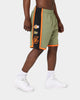 Mitchell & Ness Los Angeles Lakers Flight Swingman Shorts Olive