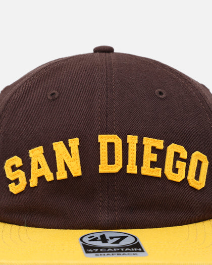 47 Brand San Diego Padres 'The City Block Collection' Club Legacy '47 Captain Snapback Brown