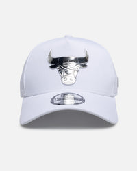 New Era Chicago Bulls 'White Silver' 9FORTY A-Frame Snapback White/Silver