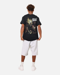 Goat Crew Marvel Ghost Rider Fire T-Shirt Black