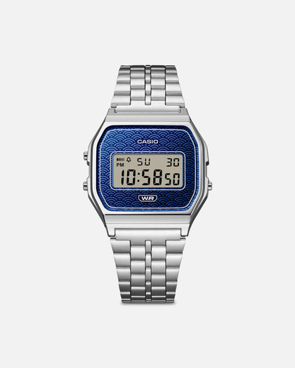 Casio A159WEVJ-2D Watch Silver/Blue
