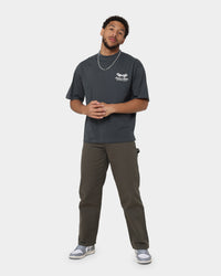 Dickies Relaxed Fit Duck Jeans Rinsed Moss Green