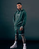 Saint Morta Paisley Olympus Ball Shorts Green/White
