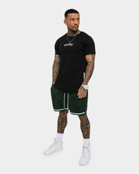 Saint Morta Paisley Olympus Ball Shorts Green/White