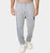 Majestic Athletic Los Angeles Dodgers Solarised Contrast Logo Track Pants Warm Grey