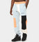 BEENTRILL Patchwork Sweat Pants Blue/Orange