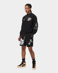 Carré Rose Bunch La Plage Shorts Black