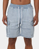 Carré Paris Denim Cargo Shorts Vintage Blue