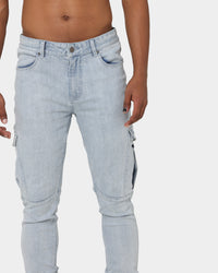 Carré Evolution Cargo Jeans Vintage Blue