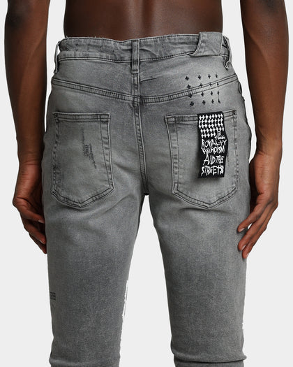 Ksubi Chitch Prodigy Trashed Pants Grey